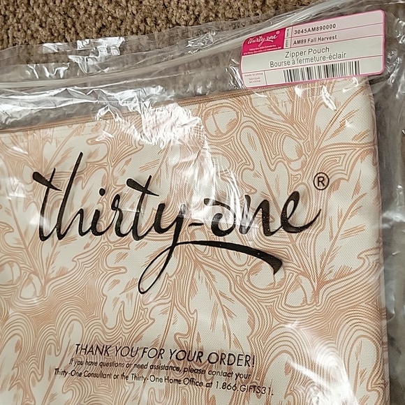 Fall Harvest tote and pouch - Picture 3 of 3